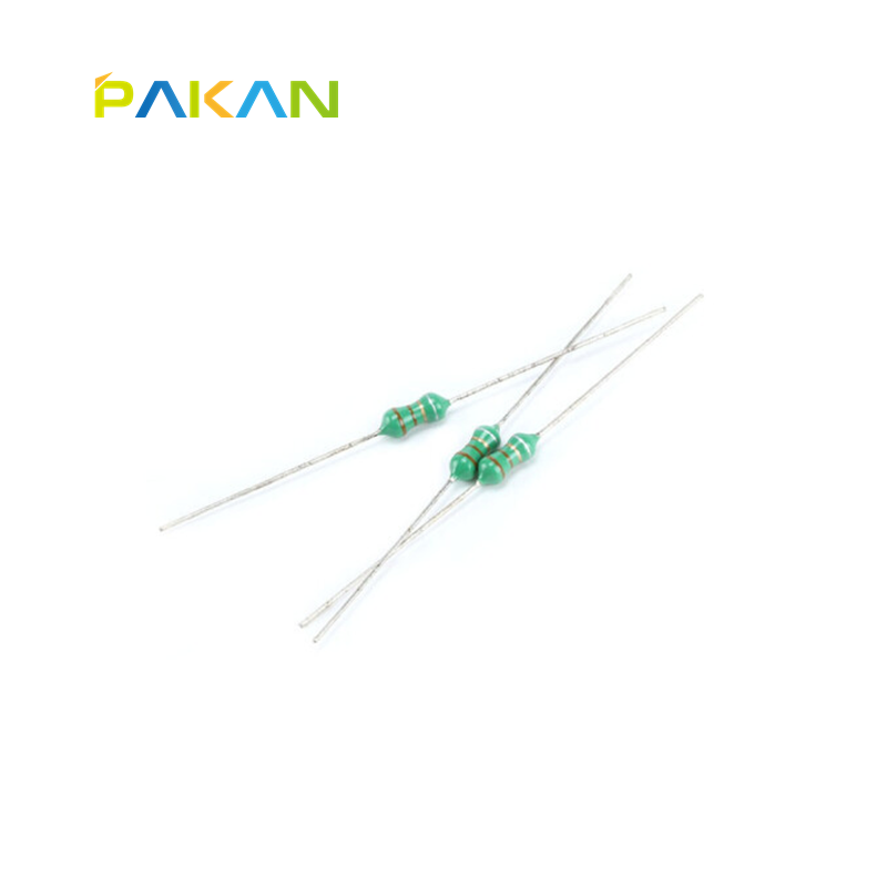 PAKAN 0307 color ring inductor 0.1uH/1uH/10uH/100uH/1MH color code inductor 1/4W inductor 0307 470uH (50 pieces)