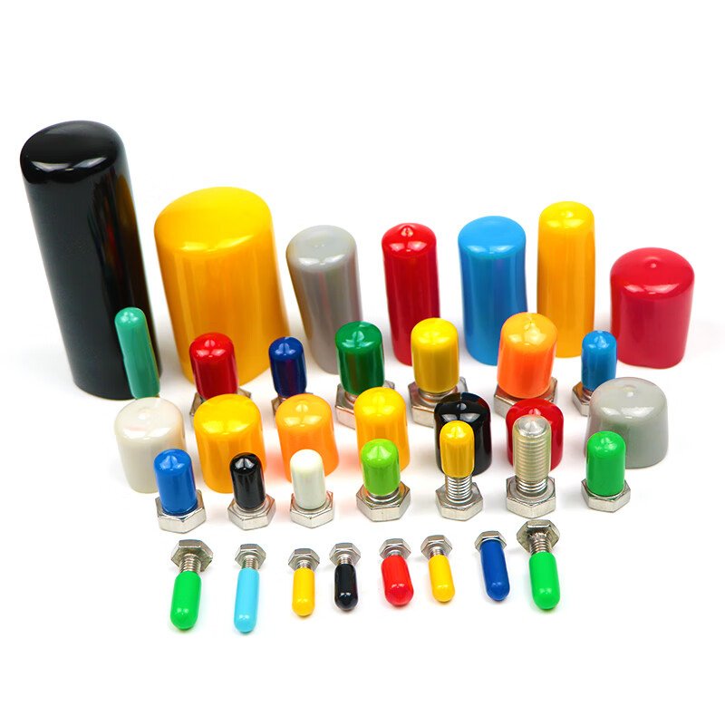 RUILIMA rubber plug protective cap plastic steel pipe rubber sleeve thread protective cap screw protective sleeve rubber cap inner diameter 11.0mm (price of 10 pieces) default