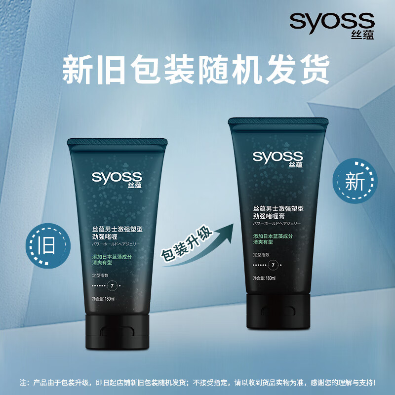 Syoss Men's Strengthening Shaping Gel 180ml*2