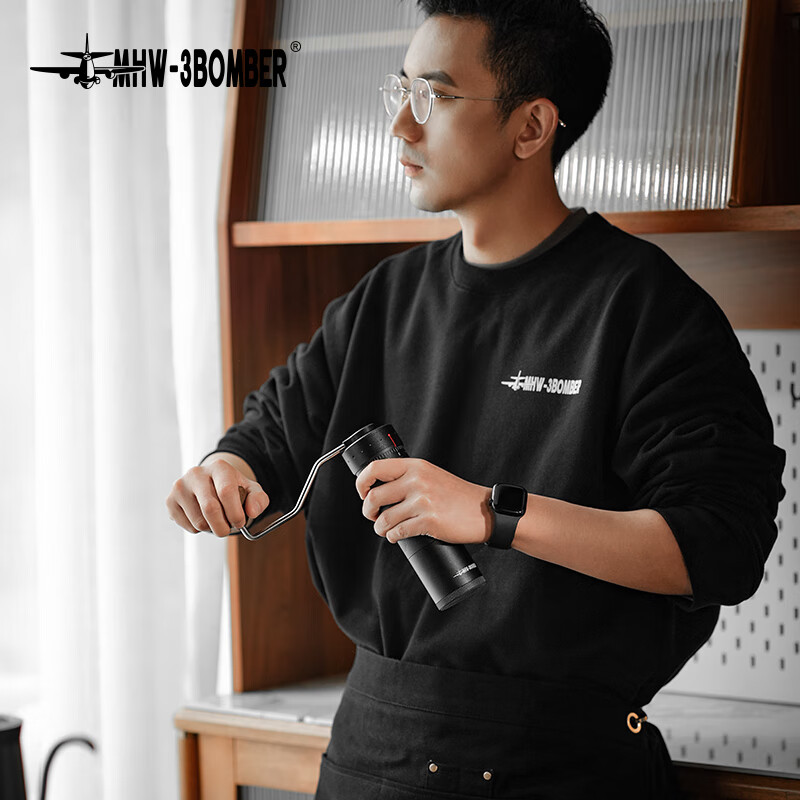 MHW-3BOMBER Bomber New Year's Gift Sharp Blade R3 Bean Grinder Hand-cranked Coffee Bean Grinder Manual Bean Grinder