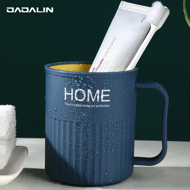 JAJALIN simple washing cup, toothbrush cup, thickened toothbrush cup, toothbrush cup, Nordic plastic cup, one set