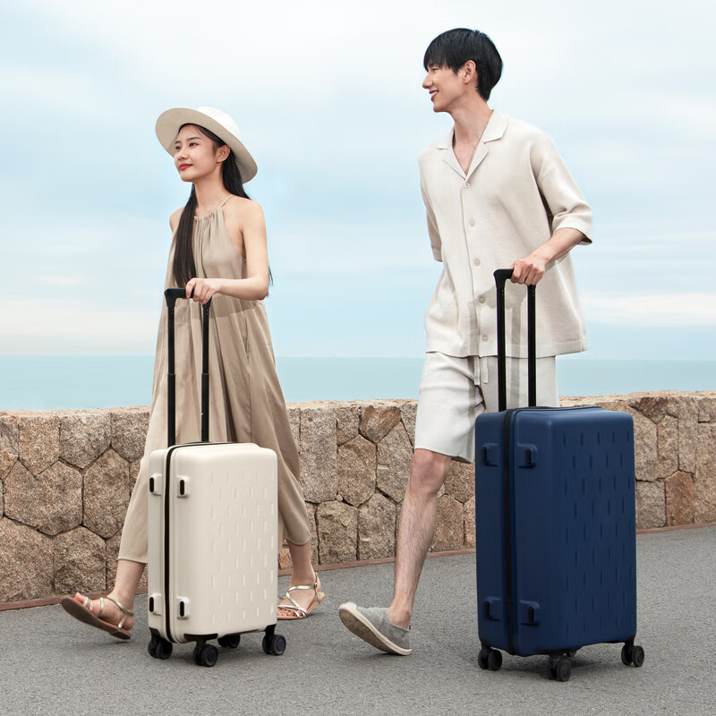 95% new Mijia Xiaomi luggage 20-inch small trolley case boardable case universal wheel suitcase men's and women's password box blue