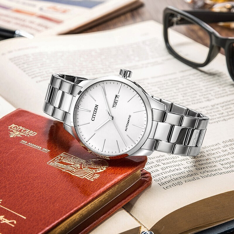 CITIZEN watch men's fashionable casual business waterproof automatic mechanical watch Father's Day gift recommendation Chinese Valentine's Day gift NH8350-83A