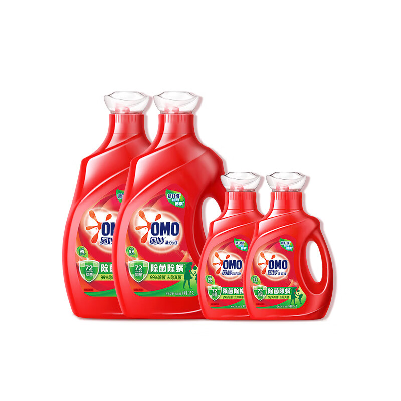 OMO (OMO) Wu Lei Haowu stain removal enzyme cleansing, sterilizing, mite removal, long-lasting fragrance and deodorizing 16 pounds school uniform laundry detergent