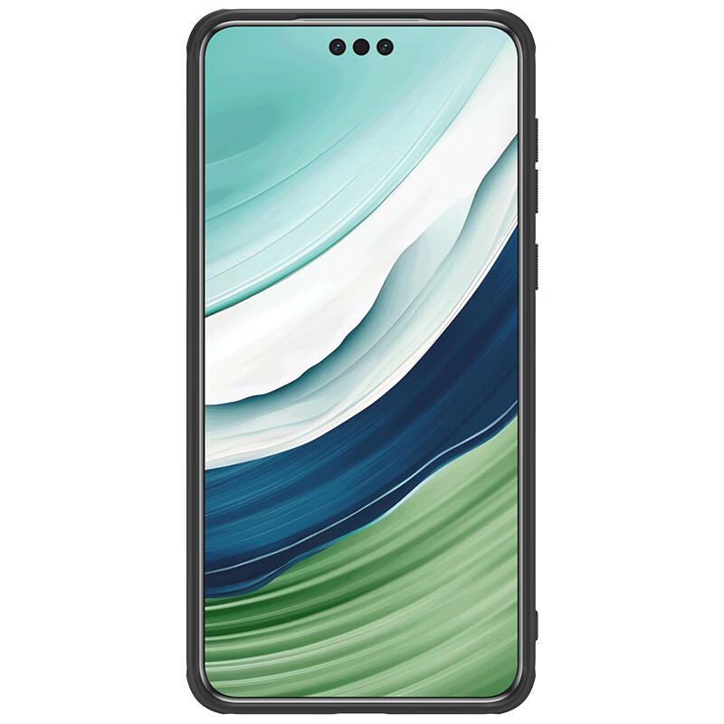 Nelkin suitable for Huawei Mate60Pro mobile phone case all-inclusive mate60Pro+ protective case matte anti-slip anti-fall protective case simple thin hard shell soft edge men's Shield Pro black