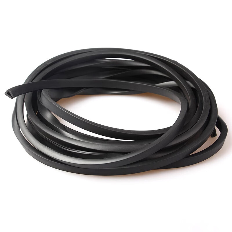 Yiliweizhen (yiliweizhen) rubber U-shaped edge strip, sheet metal, iron sheet, stainless steel bridge, glass edge banding strip, U-shaped anti-collision strip, sealing strip supports customization, height 10mm*width 5mm, card 1.5mm 10 meters, flat bottom