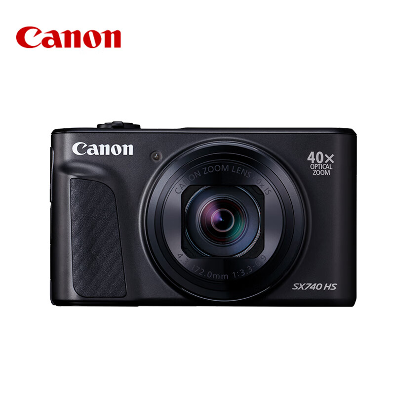 Canon PowerShot SX740 HS home travel high-definition office digital camera camera vlog video sx740 telephoto camera SX740 black 40x zoom package one 64G card custom leather case photography bag Vlog suit