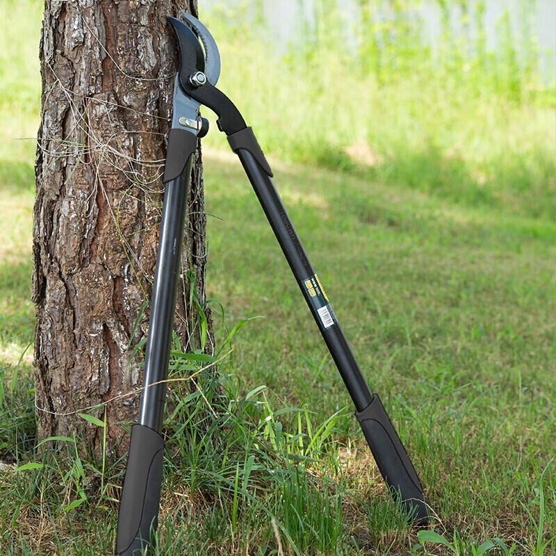 Deli labor-saving pruning shears, extended fruit tree scissors, 26.5-inch thick branch shears, large garden scissors for pruning branches