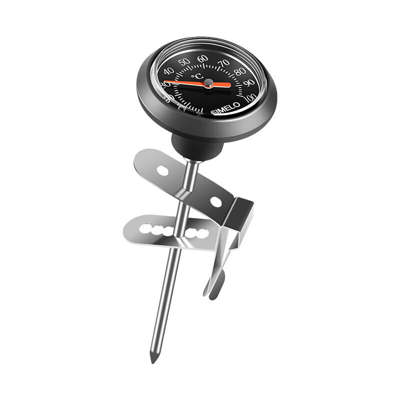 SIMELO hand-brewed coffee thermometer probe type milk frother thermometer pull flower cup hand-brewed kettle with thermometer
