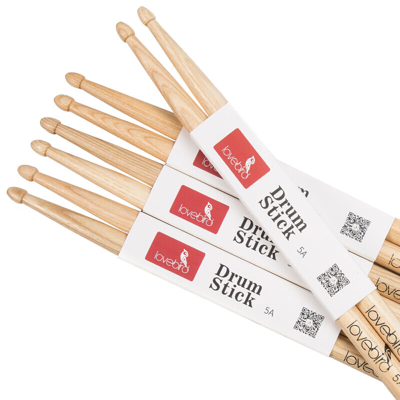 Lovebird drum sticks drumsticks walnut drum hammers 4 sets of drum hammers solid wood color XS2021
