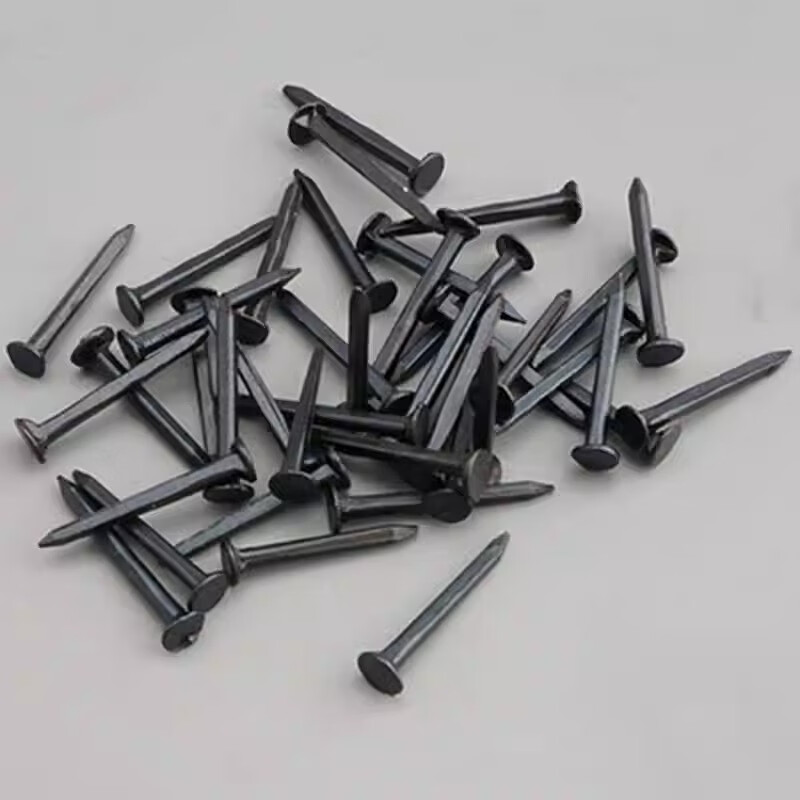 Ice can nail shoe nail repair wood board small nail round head leather nail autumn leather mini iron nail large head carpentry nail repair shoe small total length about 13 mm, 50 grams, about 225 pieces