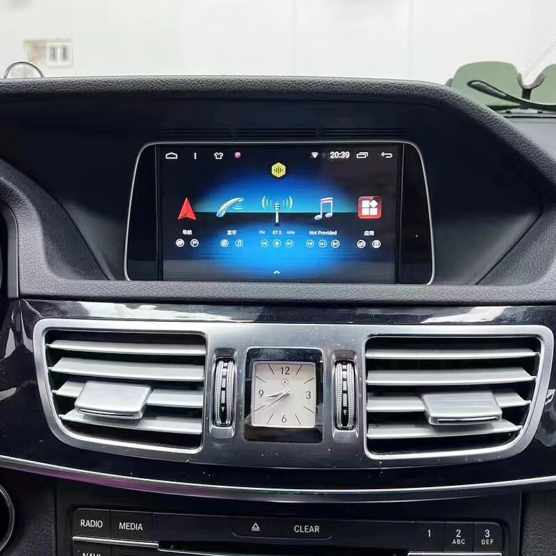 Mackazole is suitable for 10-15 Mercedes-Benz E-class E260 E200E300 central control screen navigation reversing image 360 panoramic all-in-one machine eight-core 4G version (6+128G) + CarPlay + DSP official standard configuration + installation