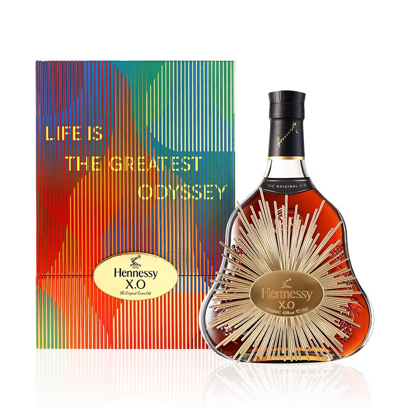 Hennessy (Hennessy) official direct sales Hennessy XO Cognac 2023 Mid-Autumn Festival Gift Box 700mL 1 bottle French imported wine