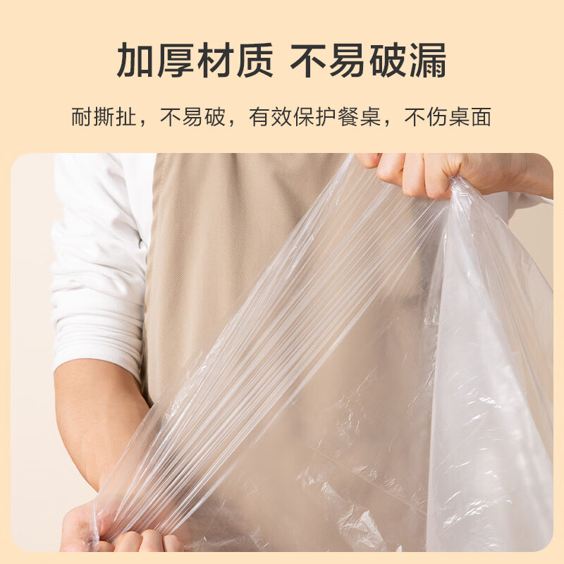 Made in Tokyo, disposable tablecloth, rectangular large thickened barbecue camping transparent tablecloth 180 180cm 8 sheets