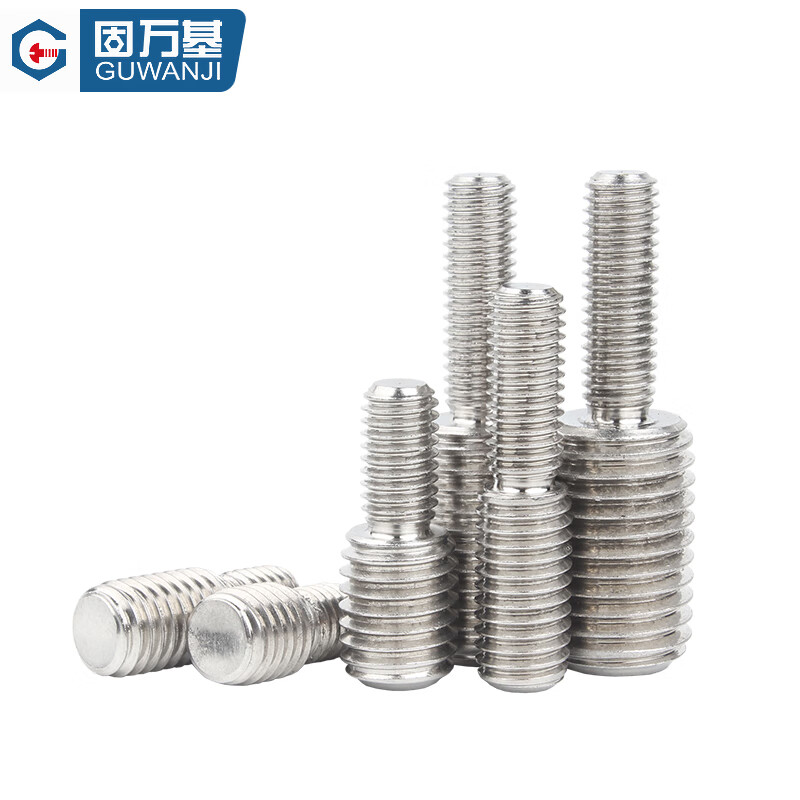 Guwanji stainless steel reducing diameter conversion screw large and small head transfer screw rod reducing bolt large national standard fastener procurement M5*10mm to M10*10mm (5 pieces)