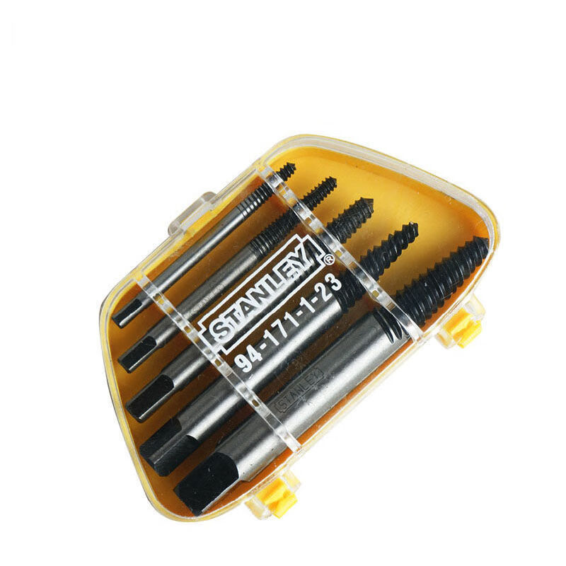Stanley (STANLEY) broken wire extractor 5-piece set Broken screw extractor 94-171-1-23 tool bolt removal anti-thread 94-171-1-23