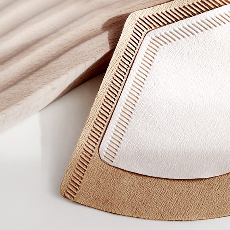 Hero Coffee Filter Paper Original Color Coffee Filter Paper No. 102 100 Pieces Wood Fiber Filter Paper Americano Coffee Filter Paper