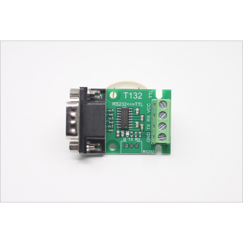 RS232 to TTL to UART serial port module/DB9 male and female/screw nut/two-way conversion brush cable screw terminal block male screw installation