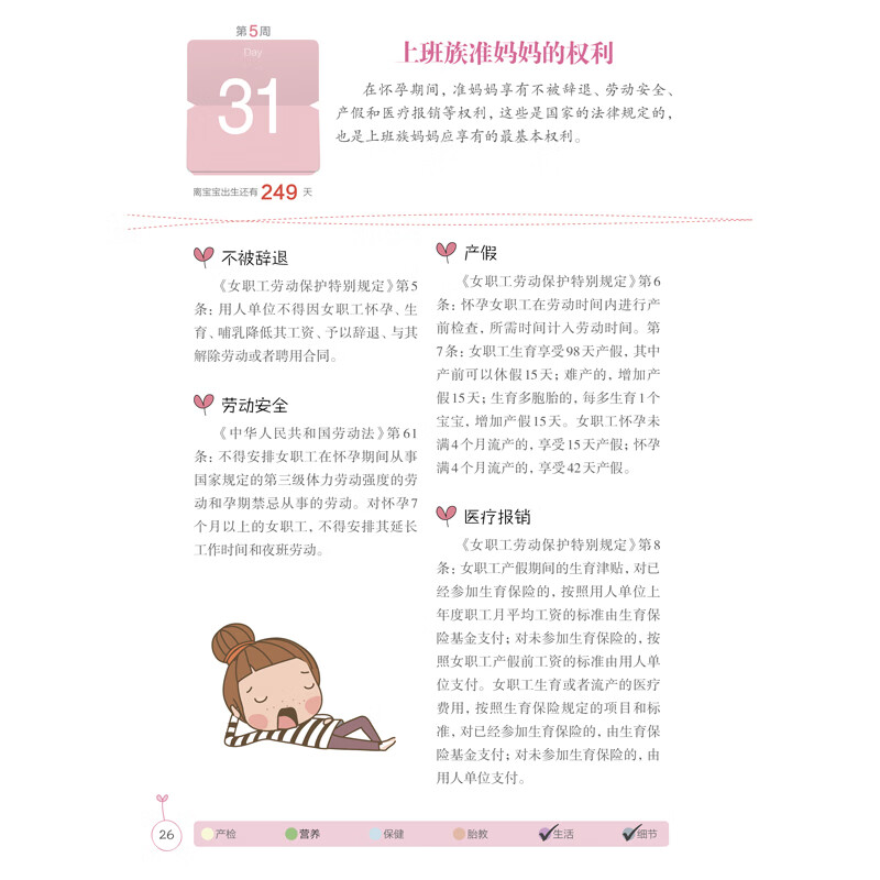 One page per day of pregnancy (second edition) (Hanzhu)