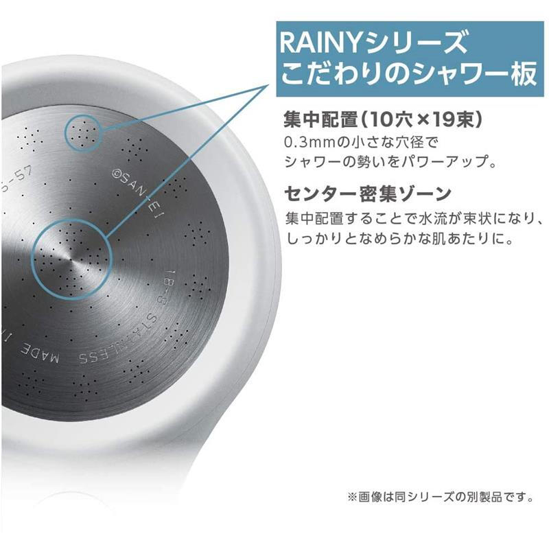 SANEI Japanese original Sanei Sanei fine water shower handheld pressurized water-saving shower head 50% water saving rate simple design PS310-80XA-HA20 simple style gray