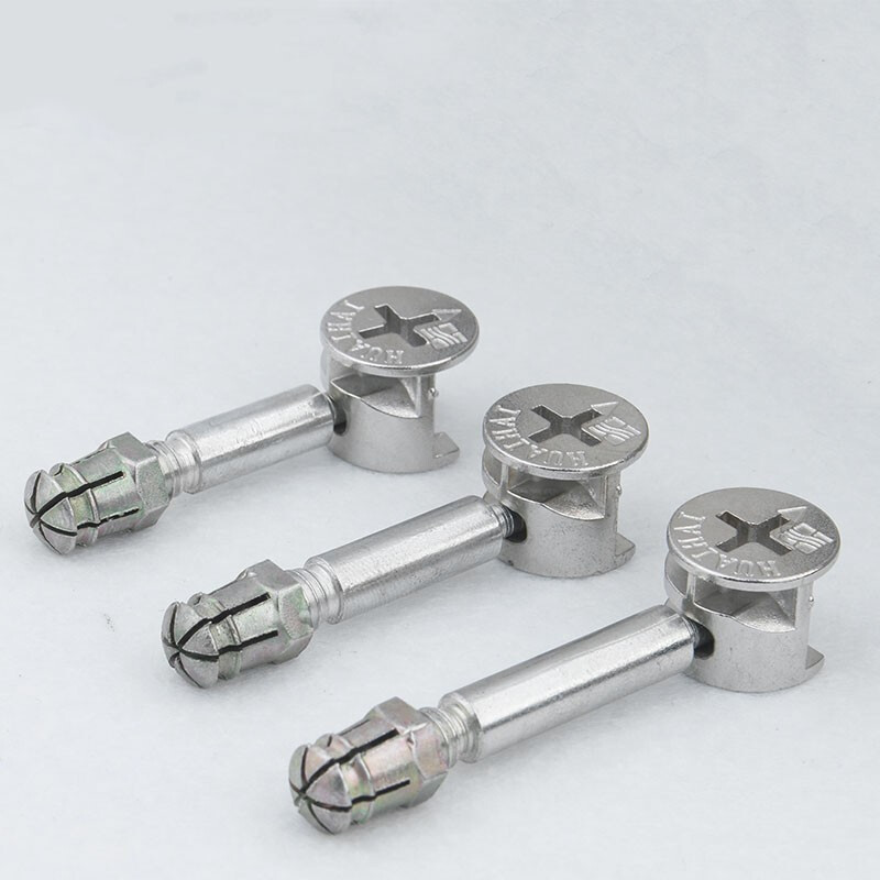 Thickened furniture hardware three-in-one connection piece wardrobe cabinet bed fastener screw eccentric wheel nut assembly accessories