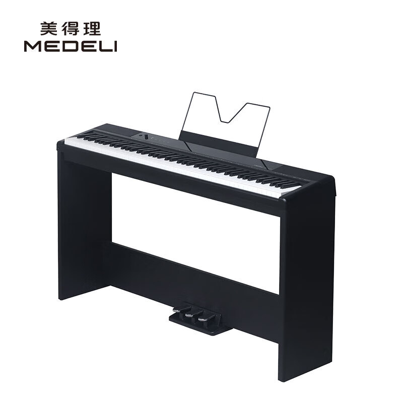 MEDELI electric piano SP-C120 heavy hammer 88-key counterweight portable heavy hammer electronic piano black headstock + black tripod