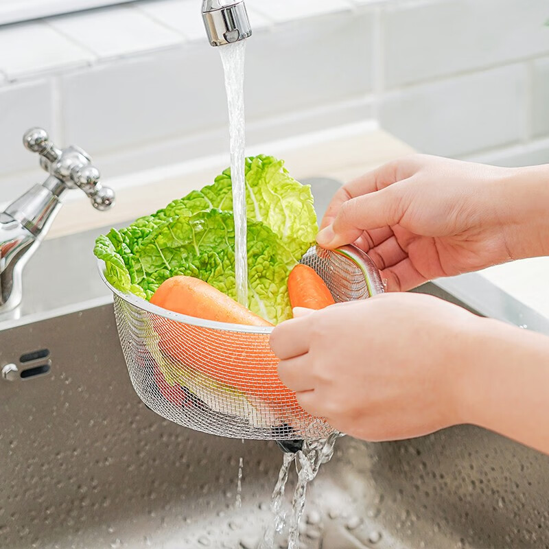 SP SAUCE Japanese sink drain basket stainless steel kitchen leftovers filter artifact hanging bag sink rack drain rack hanging small size