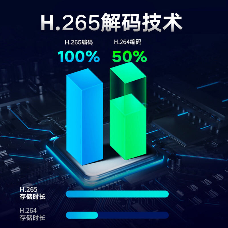 Hikvision camera surveillance set 4-channel 4 million full-color night vision outdoor network cable power supply PTZ rotation voice intercom 4T hard drive 140MY-TE solution