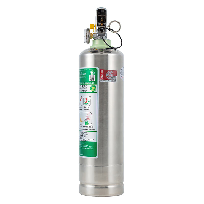 Shenlong water-based stainless steel fire extinguisher 950ml new energy electric vehicle-mounted home camping fire extinguisher