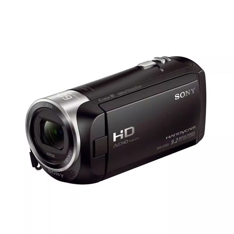 Sony (SONY) HDR-CX405 high-definition flash memory digital camera home DV portable travel shooting live conference camera professional self-media shooting camera CX405 new Chinese version package three (64G memory card + tripod)