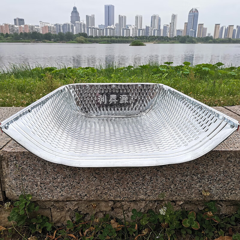 Large dustpan, iron sheet, iron dustpan, thickened iron dustpan, shovel, grain bucket, sieve, transparent