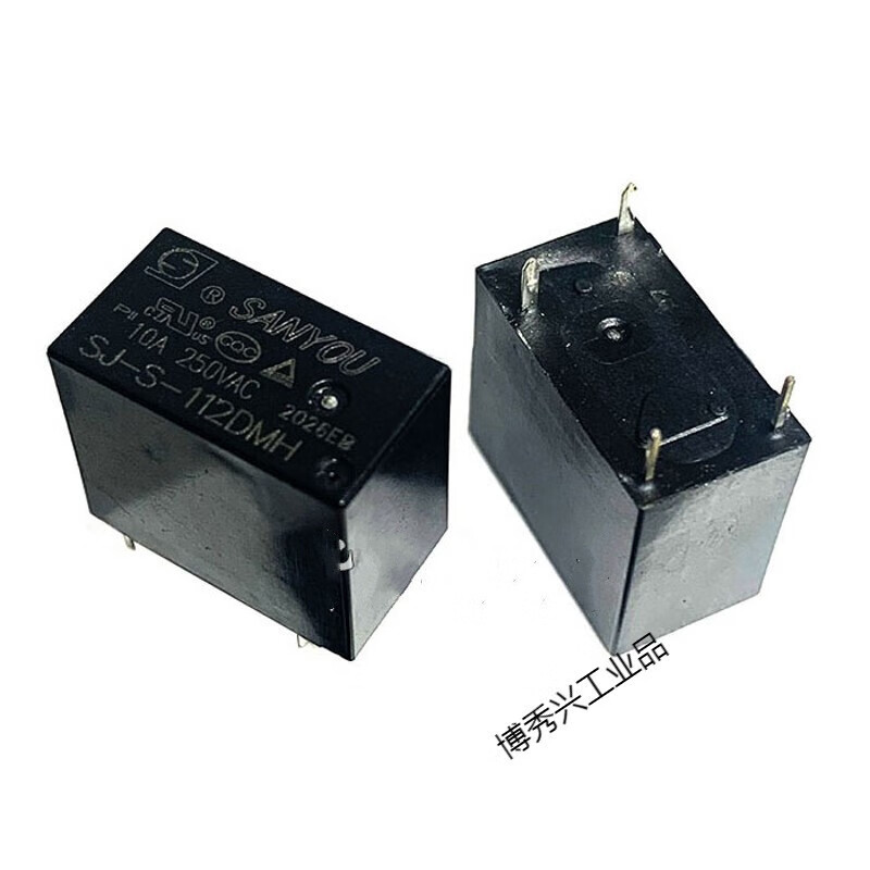SJ-S- 105 112 124DMH 5V12V 24V 4 pins normally open 10A 250V SJ-S- 112DMH(12V) 5 pcs