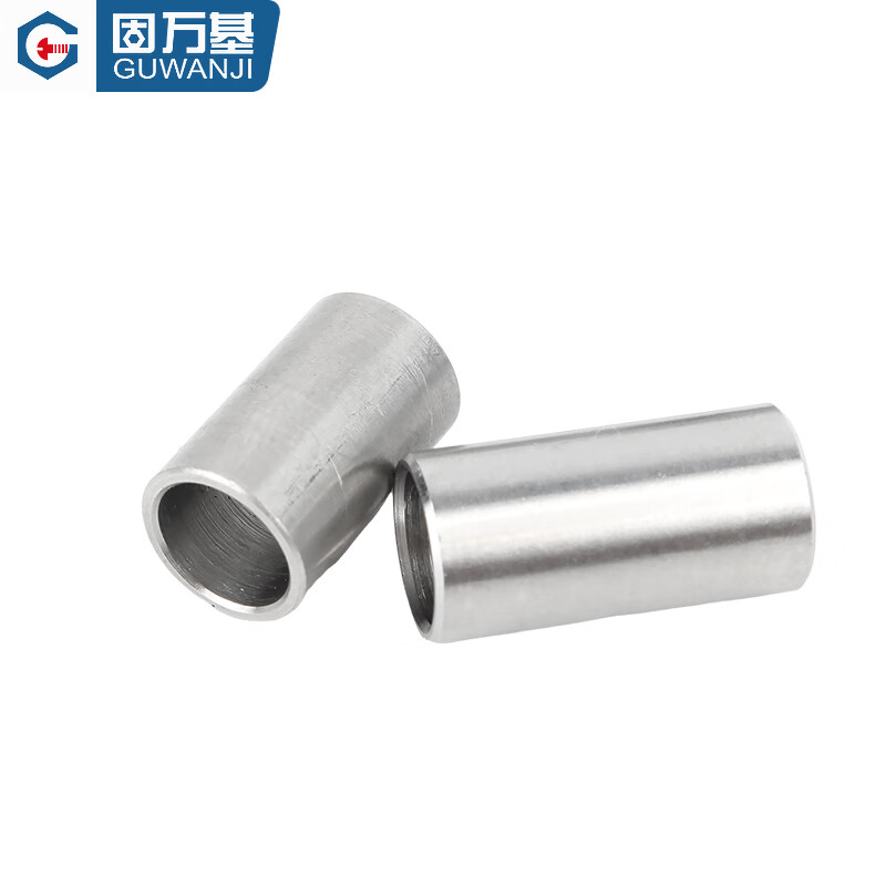 Guwanji 304 stainless steel extended cylindrical sleeve sleeve bushing hollow tube toothless screw spacer column sleeve pin sleeve 18x20x16 5 pieces