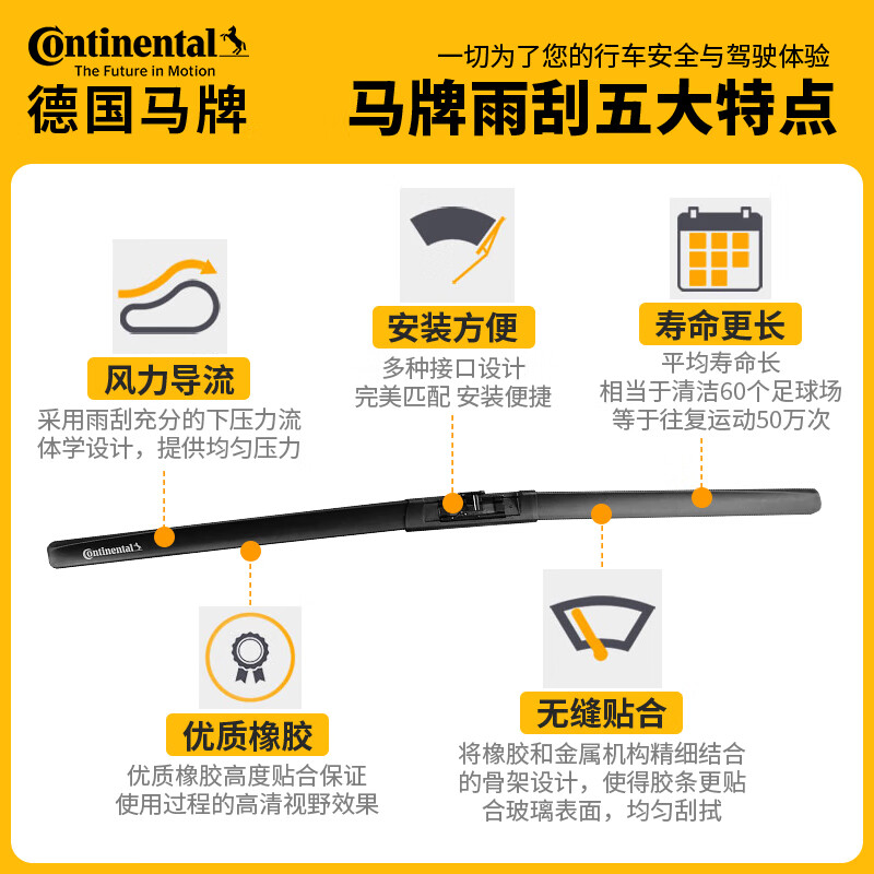 Continental wiper blade S series 26/20 (Audi A6 after 19/Audi A6L/Audi Q5L after 20)