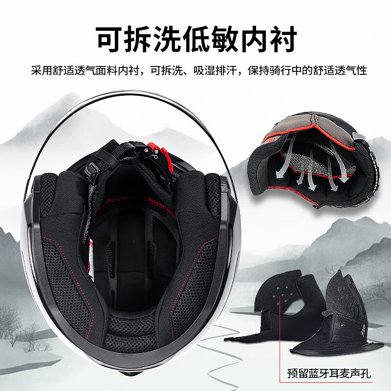 LS2 Summer Motorcycle Half Helmet Large Size Men's and Women's Commuting Electric Vehicle Helmet Pedal Three-quarter Helmet OF608 Black/Orange Gray Phantom XL (57-58 head circumference recommended)