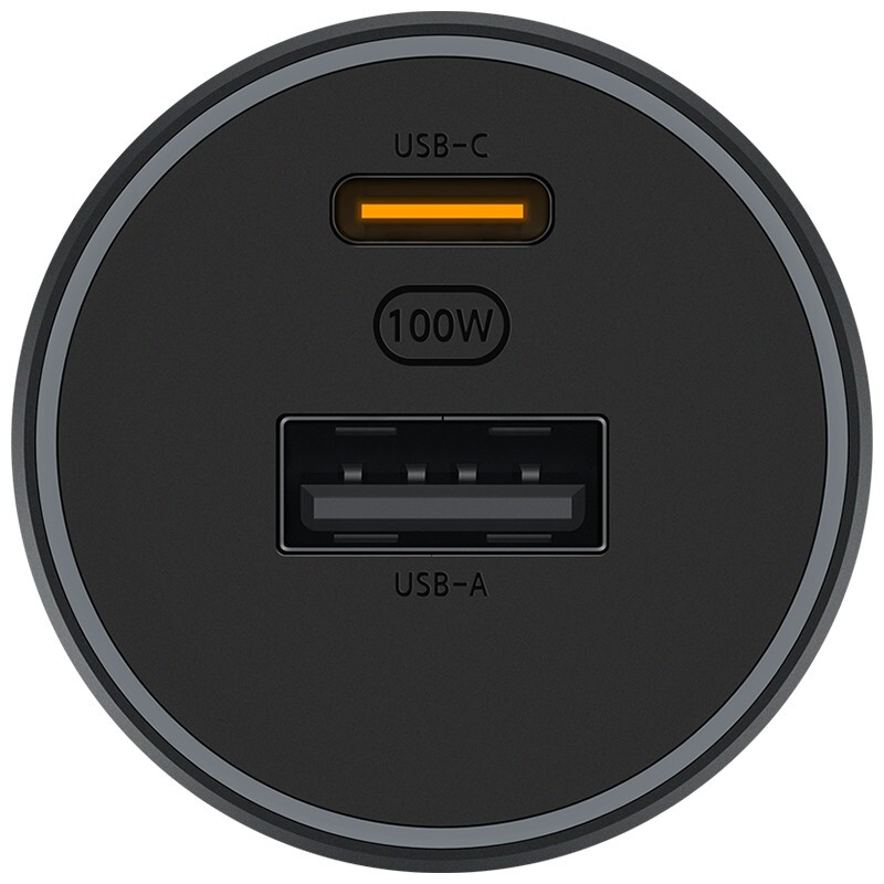 Xiaomi (MI) car charger super fast charging version 1A1C 100W high power suitable for Xiaomi 17 mobile phone/Xiaomi YU7 car