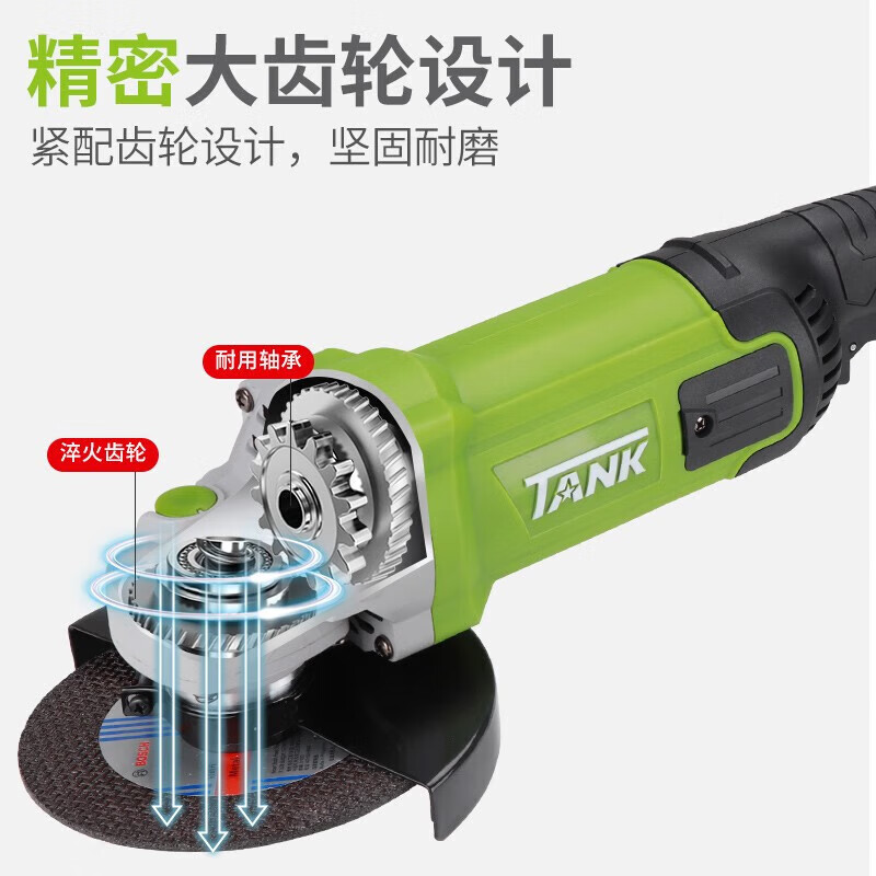 TANK angle grinder cutting machine multifunctional TK-S18001 grinding and polishing machine high power angle