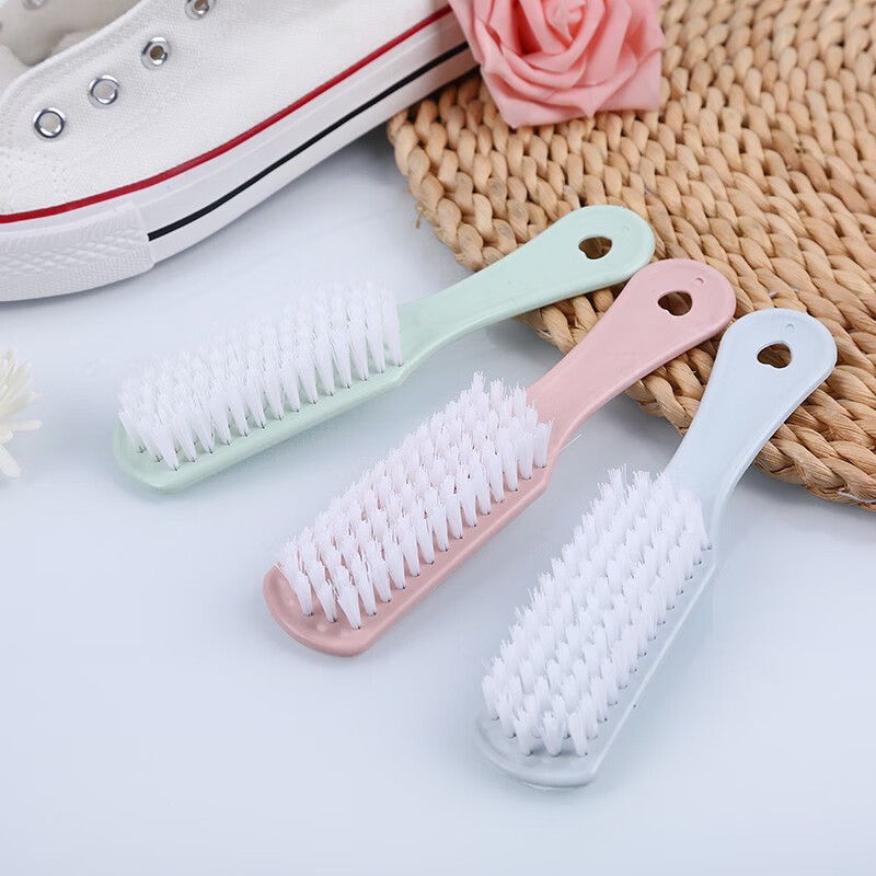 Youchen Home Furnishing 3-pack Shoe Brush Multifunctional Soft Bristle Cleaning Brush Laundry Brush Clothes Board Brush Shoe Brush Mixed Color 3-Pack
