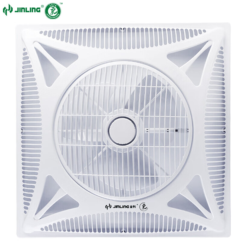 Jinling (JINLING) integrated ceiling electric fan three-speed adjustable remote control ceiling fan kitchen ceiling fan Liangba commercial 600*600 70W air volume 4200m3/h