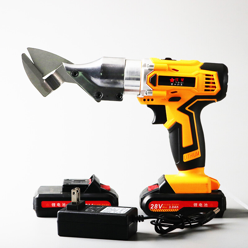 Shantou Lincun electric scissors, iron shears, electric scissors, metal cutting cloth, wool diamond mesh, handheld electric clippers, lithium electric scissors, small knife head, two batteries and one charger