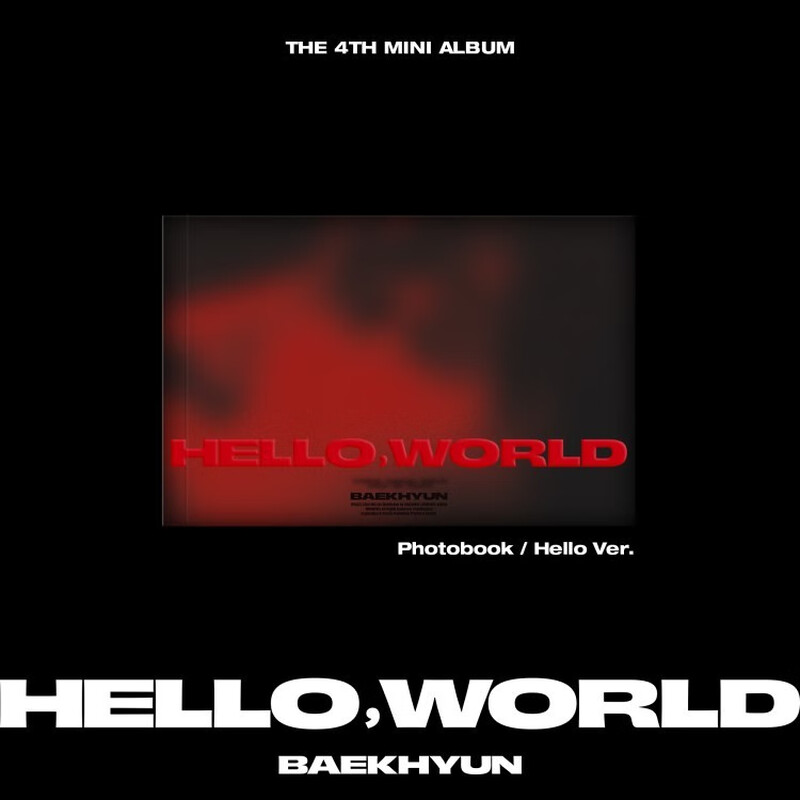 Baekhyun Byun Hello, World - The 4th Mini Album Photobook Ver. Hello version / World version 2 versions will be randomly distributed 1 version