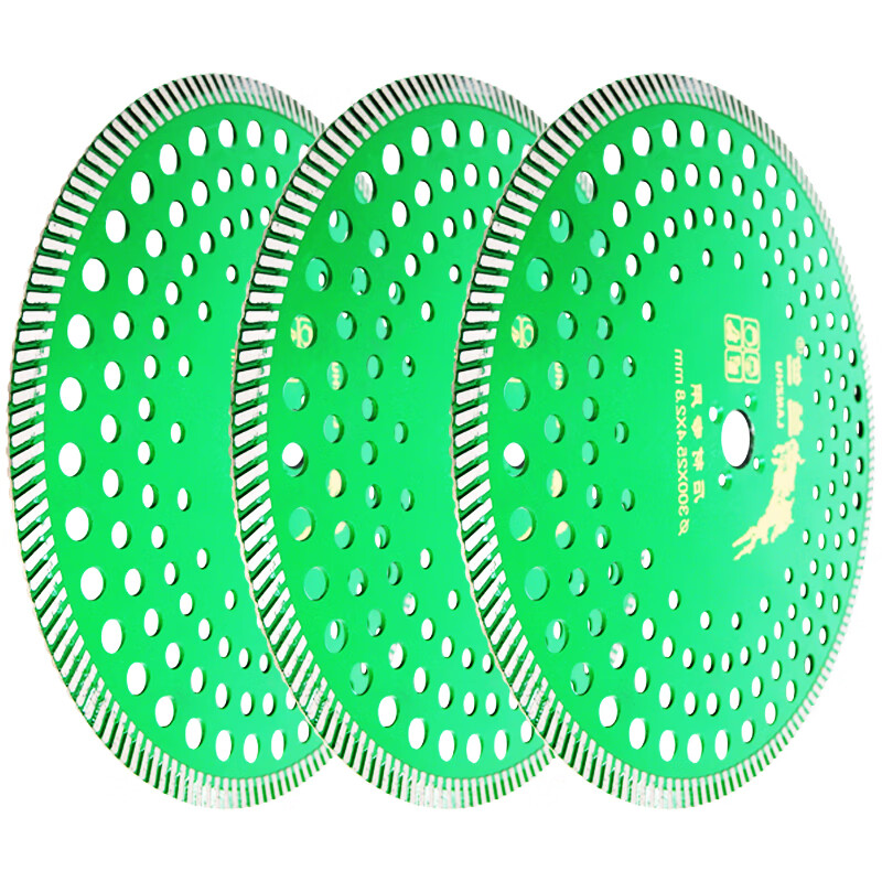 Lanzhu 300 granite cutting piece partition board stone saw blade stone marble dry cutting diamond marble cutting machine Lanzhu 300 granite cutting piece hole 25.4 green 1 piece