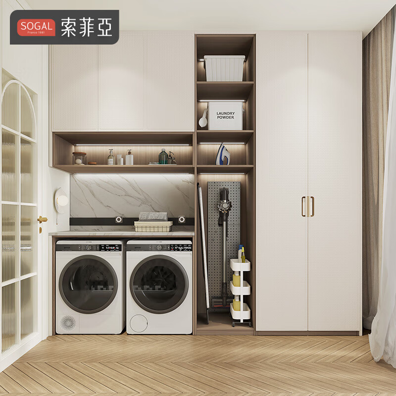 Sophia tatami bed cabinet multi-functional small bedroom tatami wardrobe integrated storage desk study bookshelf single bed Yuan / (+389 upgraded tatami)