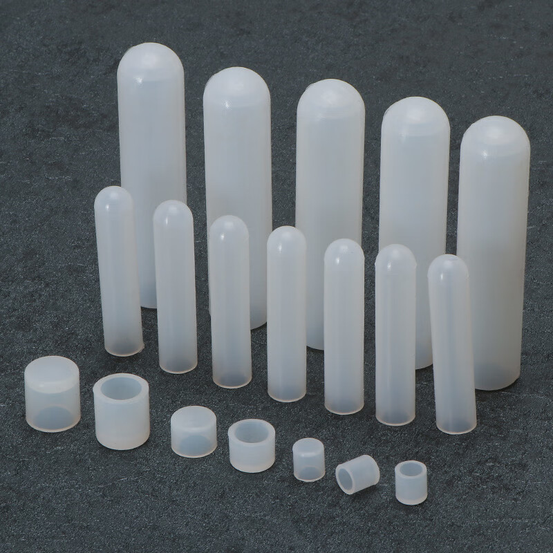 Thousand pieces of light high temperature resistant screw protective sleeve silicone cap thread protective cap screw anti-collision cap silicone sleeve bolt silicone sleeve cap metric thread M2M4M5M8M10M20 rubber sleeve 7.9x25 10 pieces