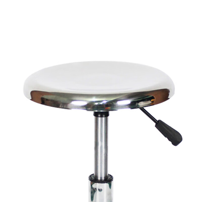 Wenstan WST208 workshop stool stainless steel assembly line work stool round lifting swivel chair hospital workstation wheel type