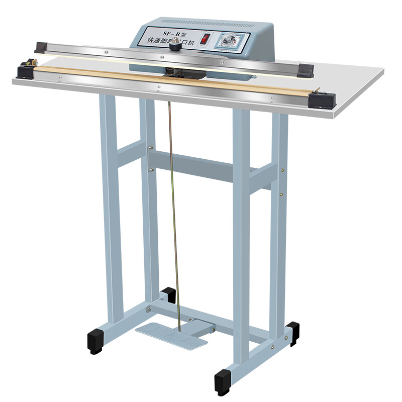 YIFEI fast continuous foot sealing machine commercial film sealing machine vertical foot heat shrinkable film sealing and cutting dual-use SF-500 Jingcang Speed Matching