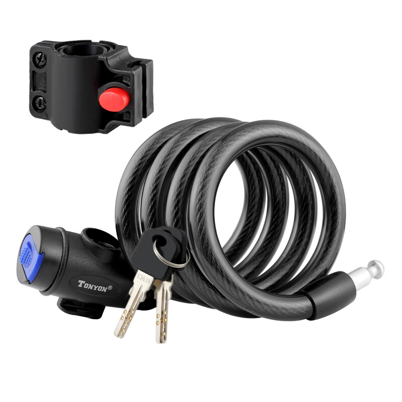 Universal lock 588E bicycle lock mountain bike lock wire lock fly lock steel cable anti-theft lock riding equipment