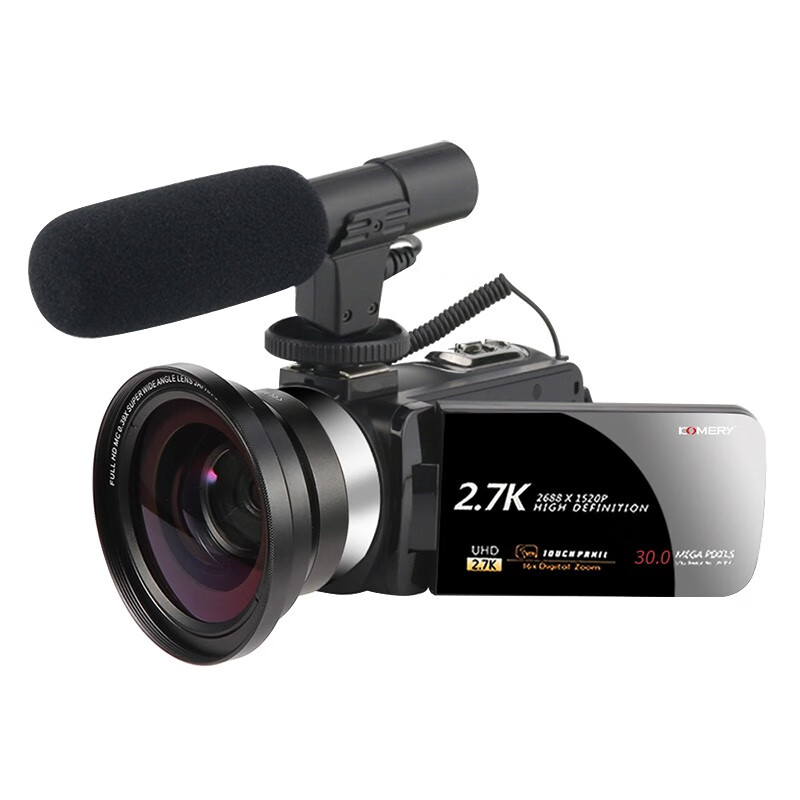 Komery 30 million pixel high-definition digital camera home live broadcast selfie DV travel photo camcorder DV recorder button regular version package one