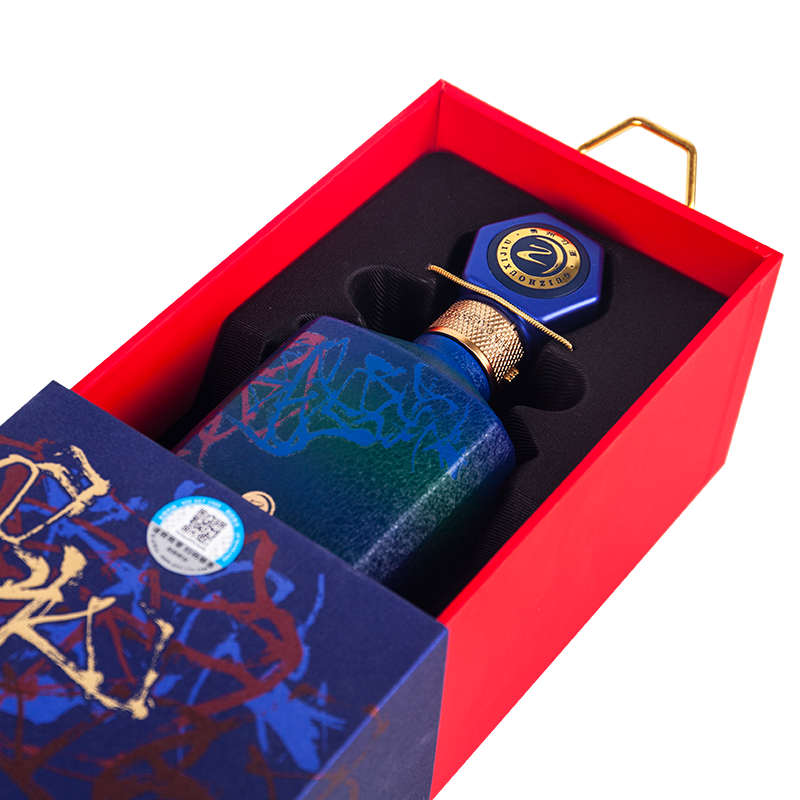 Xijiu Guizhou Xijiu, produced by Maotai Group, Juhua New Era Maotai-flavor liquor, banquet New Year gift wine, 53%, 500mL, 6 bottles, full box