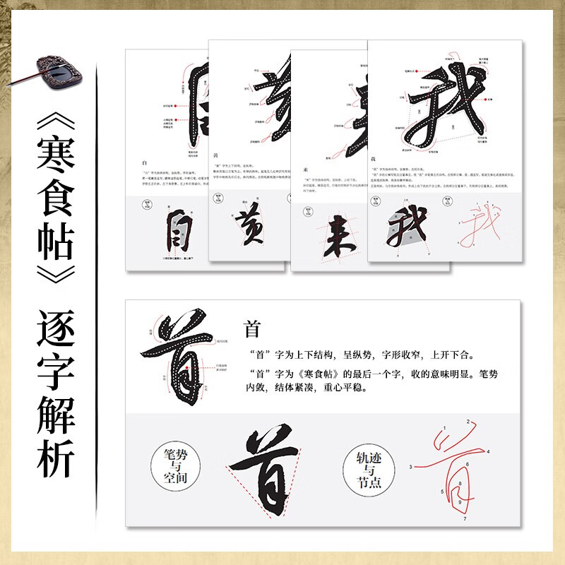 The meaning of cold food post calligraphy Su Dongpo’s running calligraphy tutorial (produced by Huike)